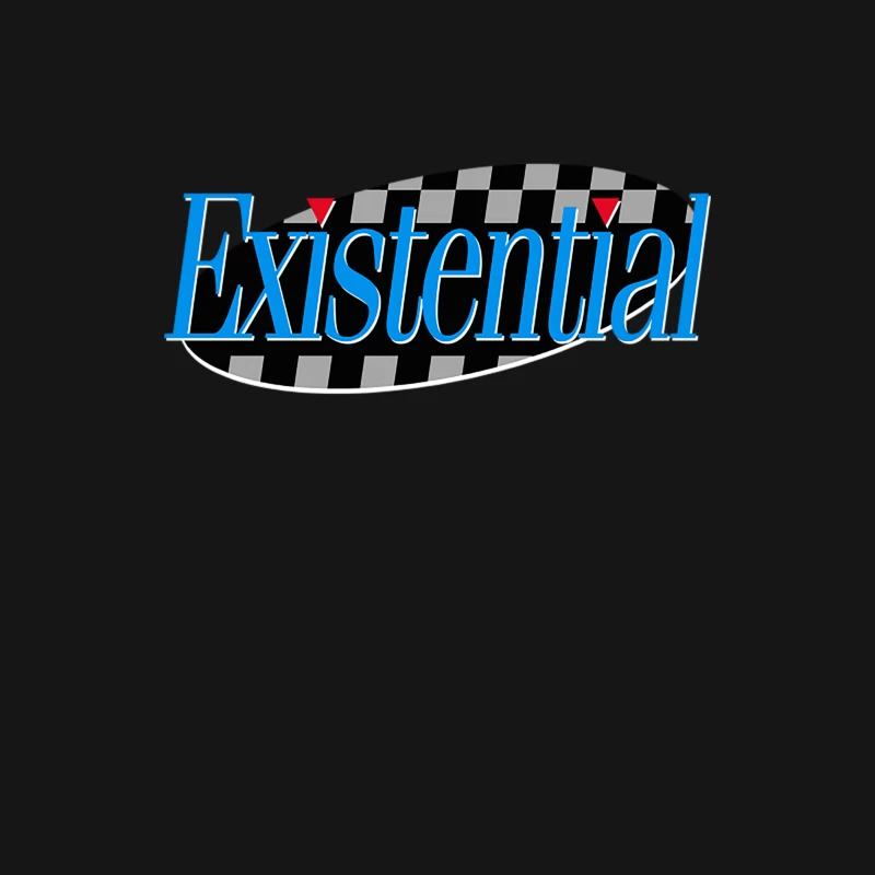 Existential 90s TV Tribute Graphic Design Male Long Sleeve T-Shirt