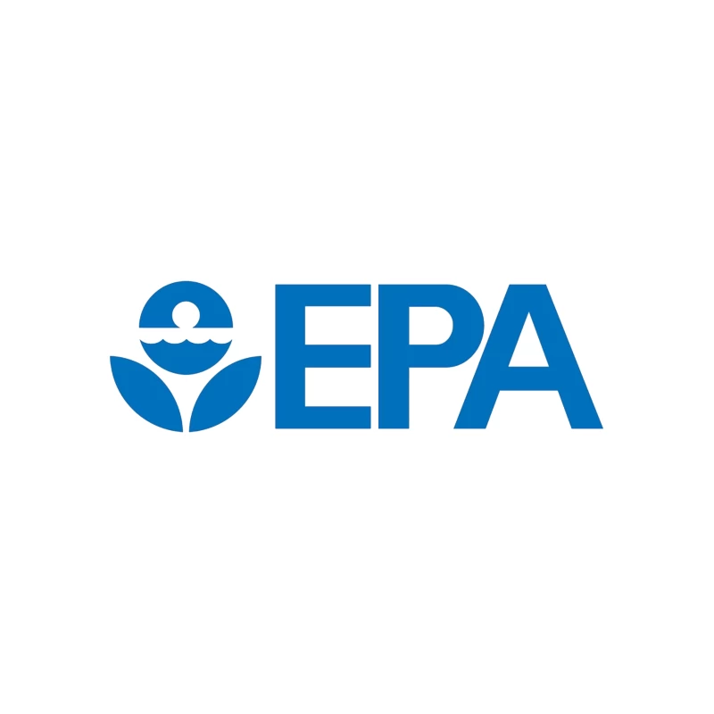 Environmental Protection Agency (EPA) Official Blue Logo Design Throw Pillow