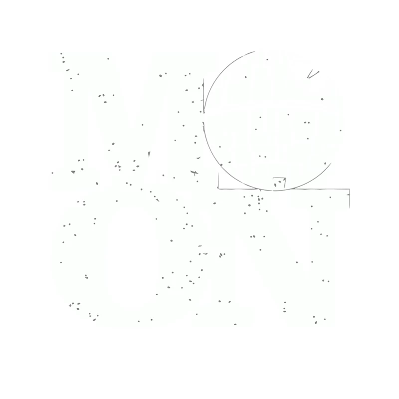 Minimalist Sketch of Moon and Stars in Night Sky Tapestry