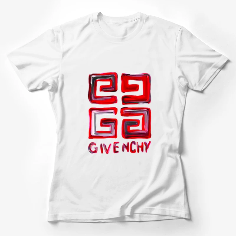 Modernes Givenchy-Logo-Design Damen T-Shirt