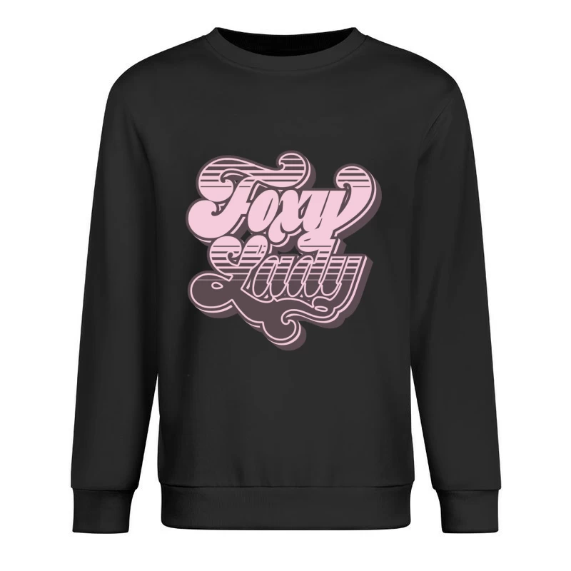 Retro Schriftzug Design Herren Pullover Sweatshirt