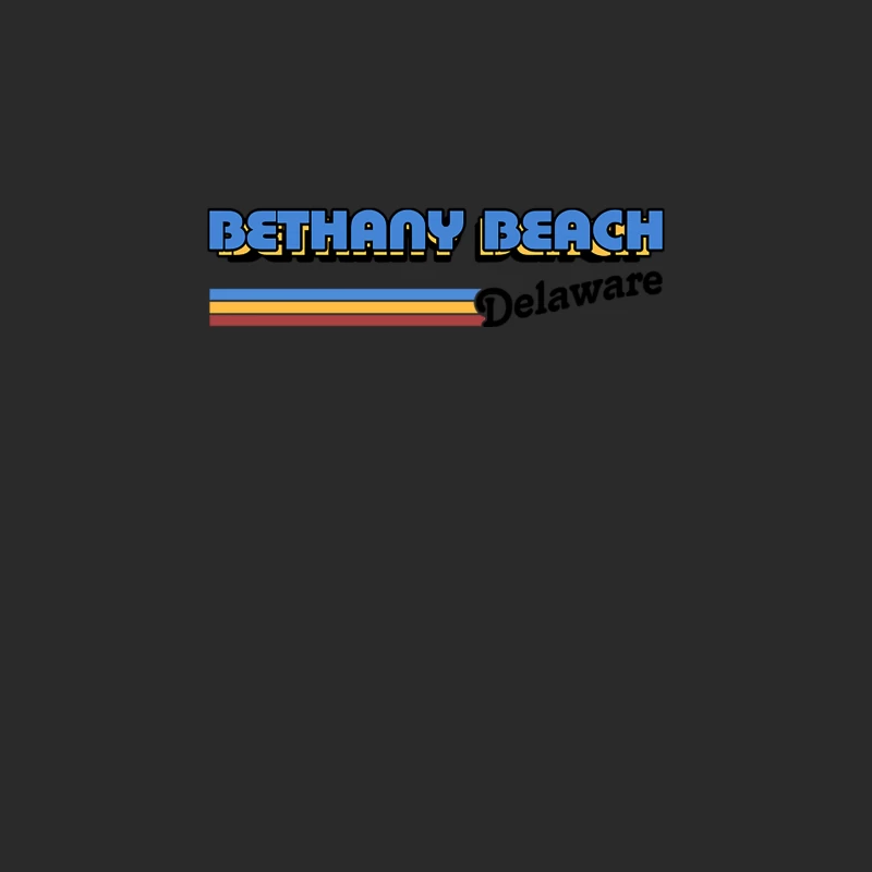 Bethany Beach, Delaware   Retro Style Design Baseball Cap