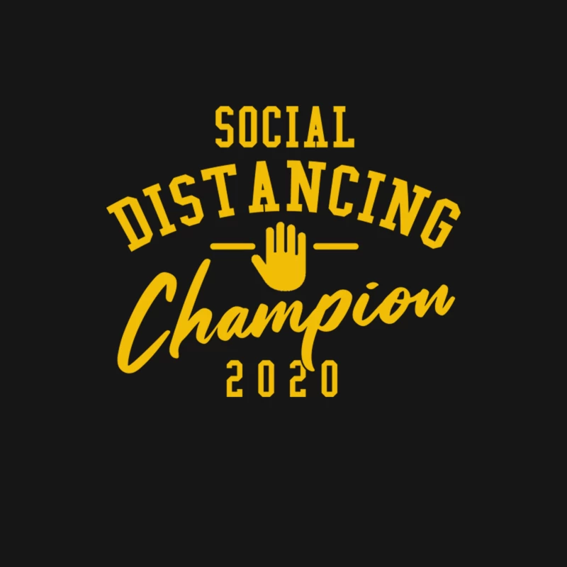 Social Distancing Champion 2020 Male Long Sleeve T-Shirt