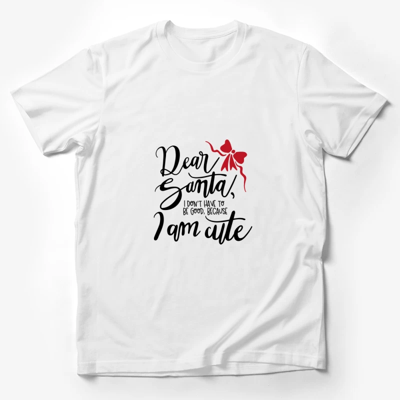 Chat au Ruban Rouge Homme T-Shirt