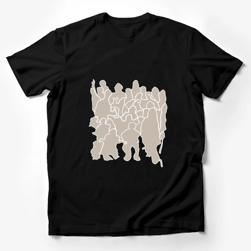 Gruppe von Menschen Silhouette Herren T-Shirt