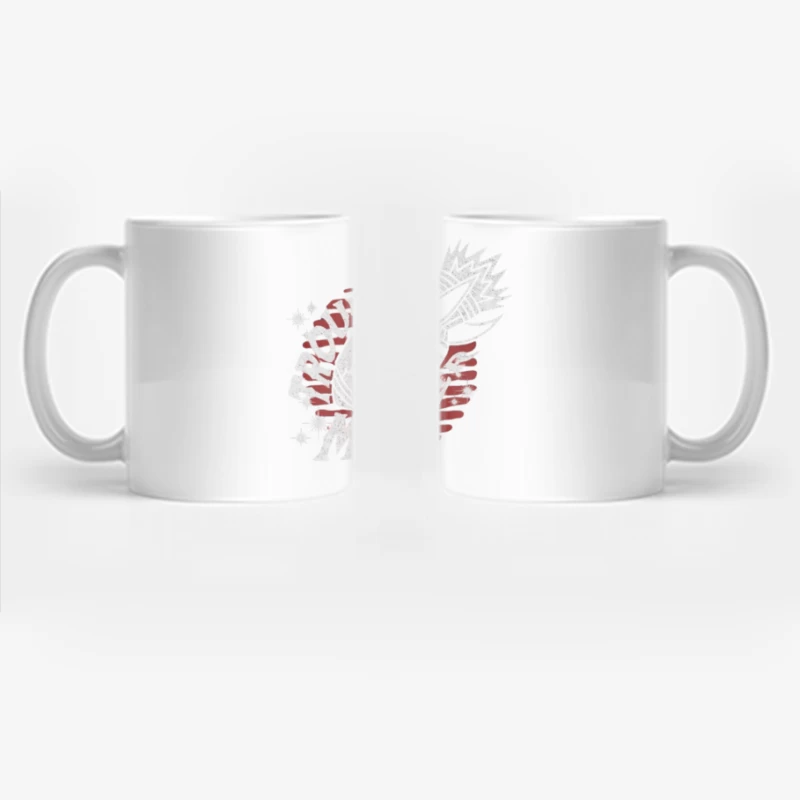 Fairy Tail Anime Guild Symbol in Red and White Coffee Mug