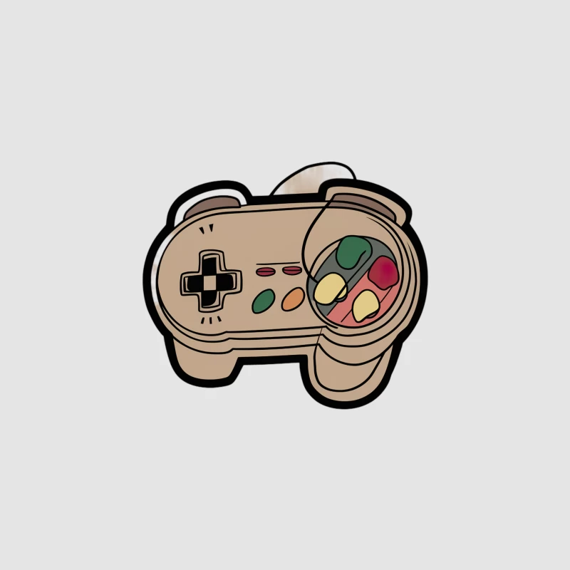 Manette de jeu rétro Homme Sweat à capuche