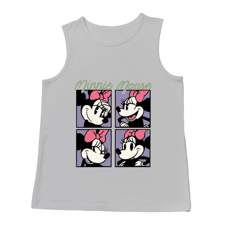 Minnie Mouse Comic-Illustration Herren Tanktops