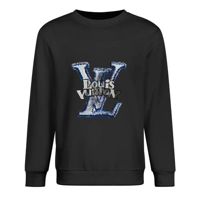 Louis Vuitton Graffiti-Logo Design Herren Pullover Sweatshirt