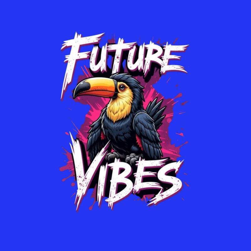 Future Vibes with a Colorful Toucan Pin