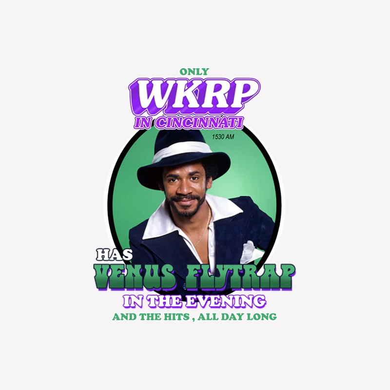 Venus Flytrap - Dj from WKRP in Cincinnati Male T-Shirt