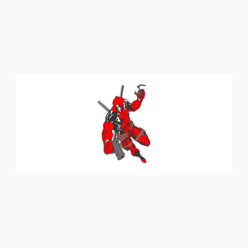 Deadpool: Marvel's Armed and Dangerous Superhero in Action Coffee Mug