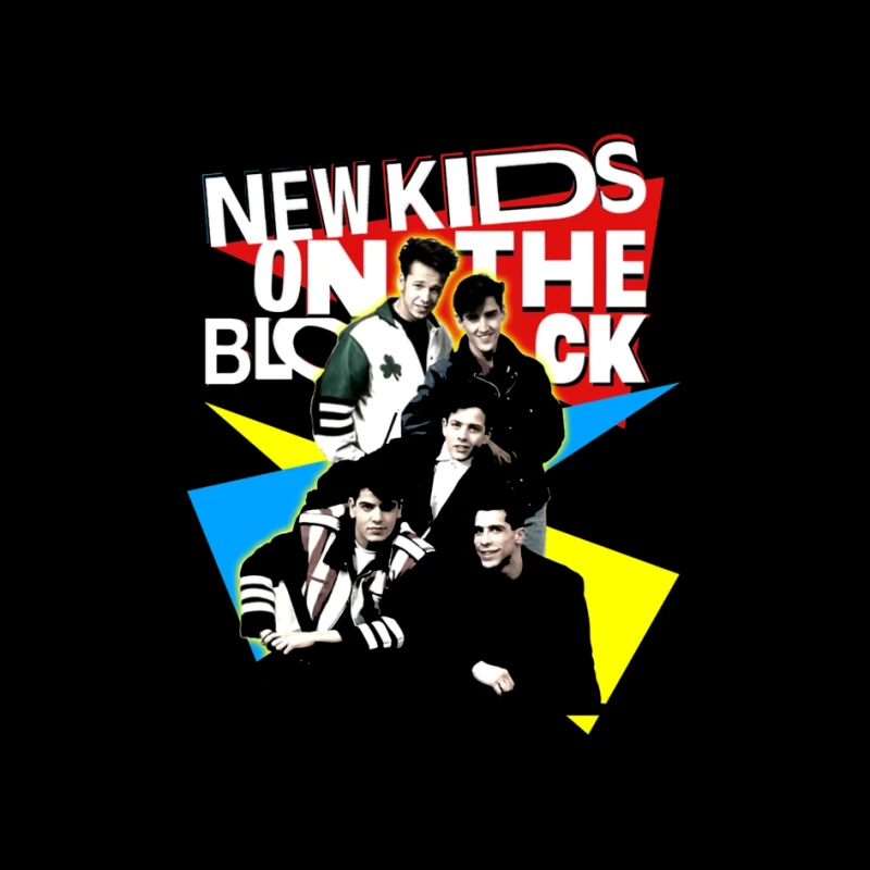 New Kids On The Block Retro Album Art Design Pin