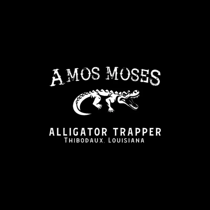 Amos Moses Alligator Trapper Mouse Pad