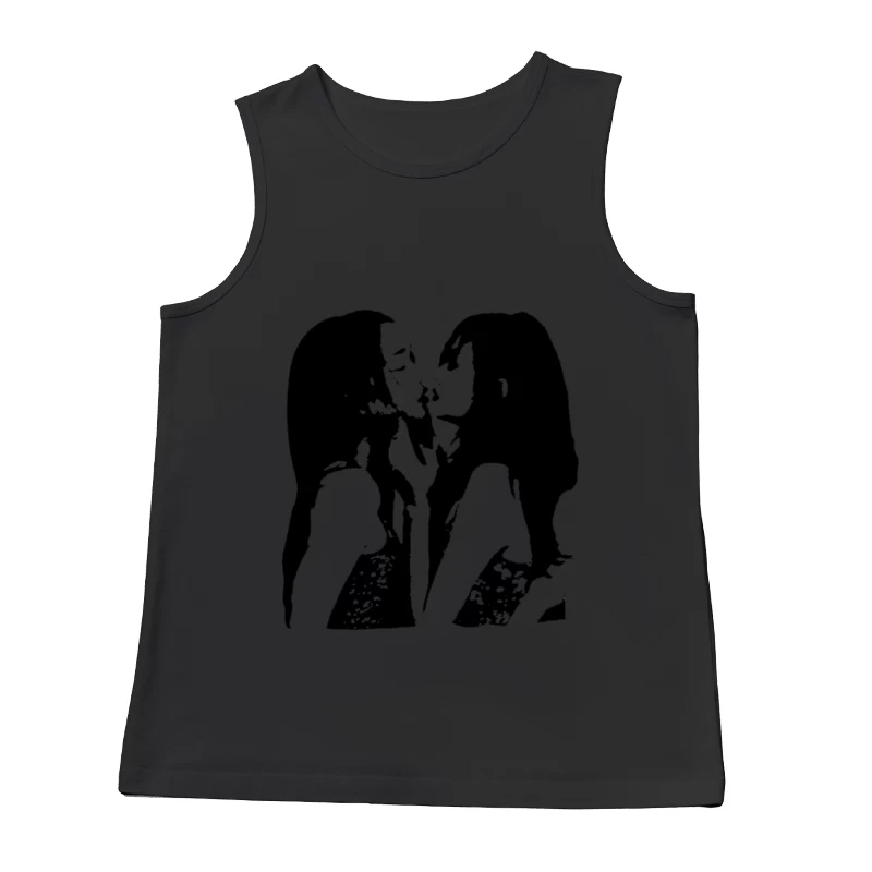 Silhouette eines Paares Herren Tanktops