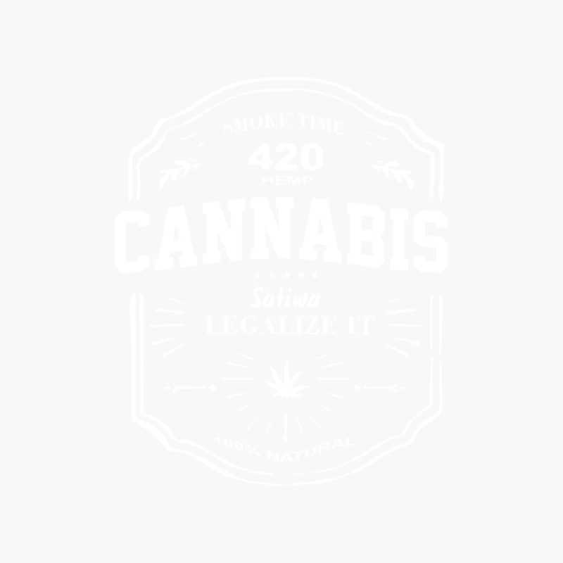 Cannabis 420 Cotton Tote Bag