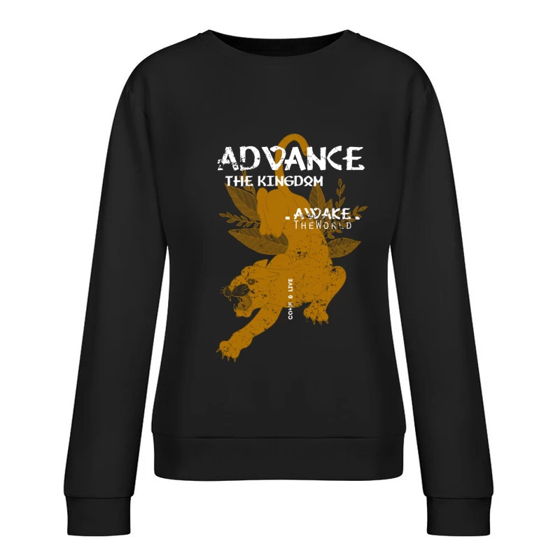 Avancez le Royaume avec Confiance Femme Sweat-shirt à enfiler