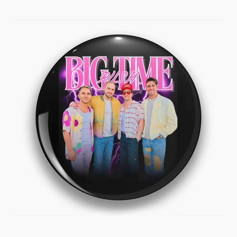 Big Time Rush Boy Band Members in Casual Modern Fashion Pin