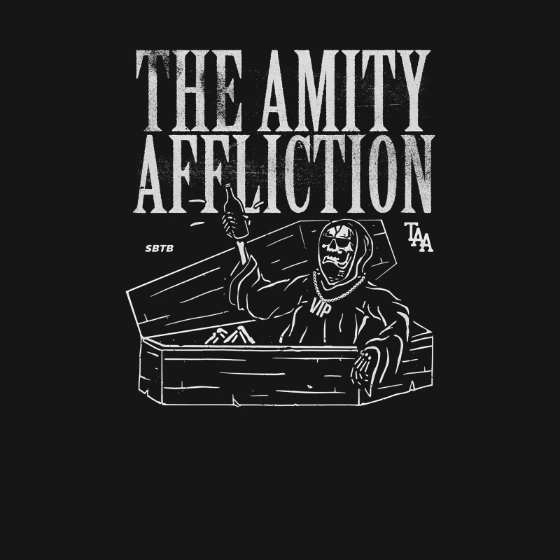 The Amity Affliction Coffin Male Long Sleeve T-Shirt