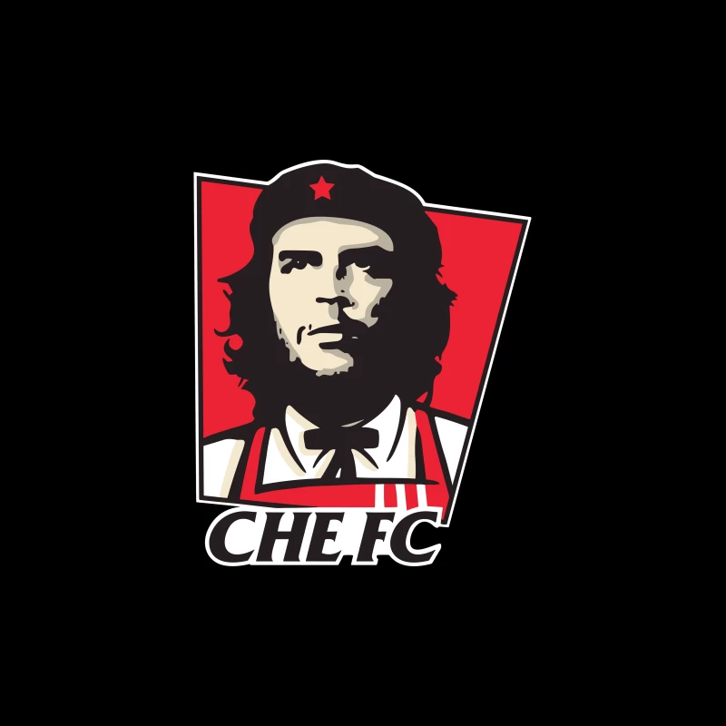 Che Guevara Inspired Sports Team Logo Travel Mug