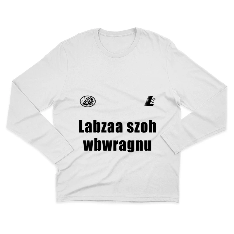 Labzaa Szoah Design mit Logos Herren Langarm T-Shirt