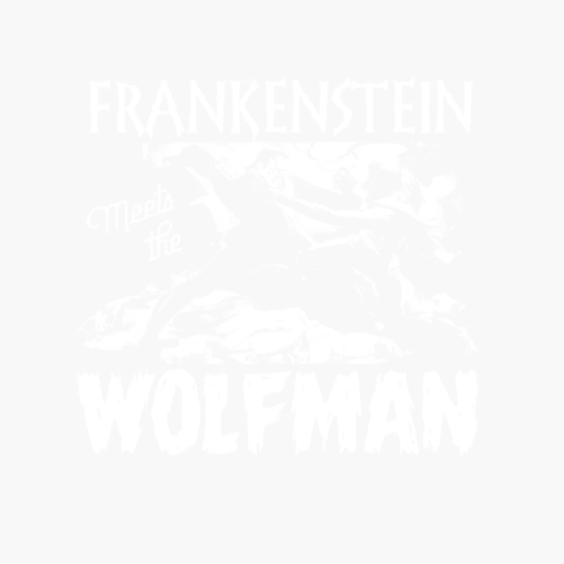 Frankenstein Meets the Wolfman Cotton Tote Bag