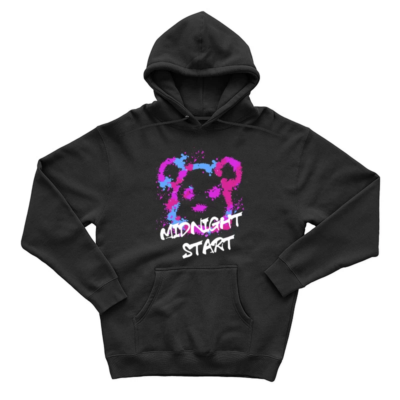 Bunter Panda Graffiti Design Herren Pullover Hoodie