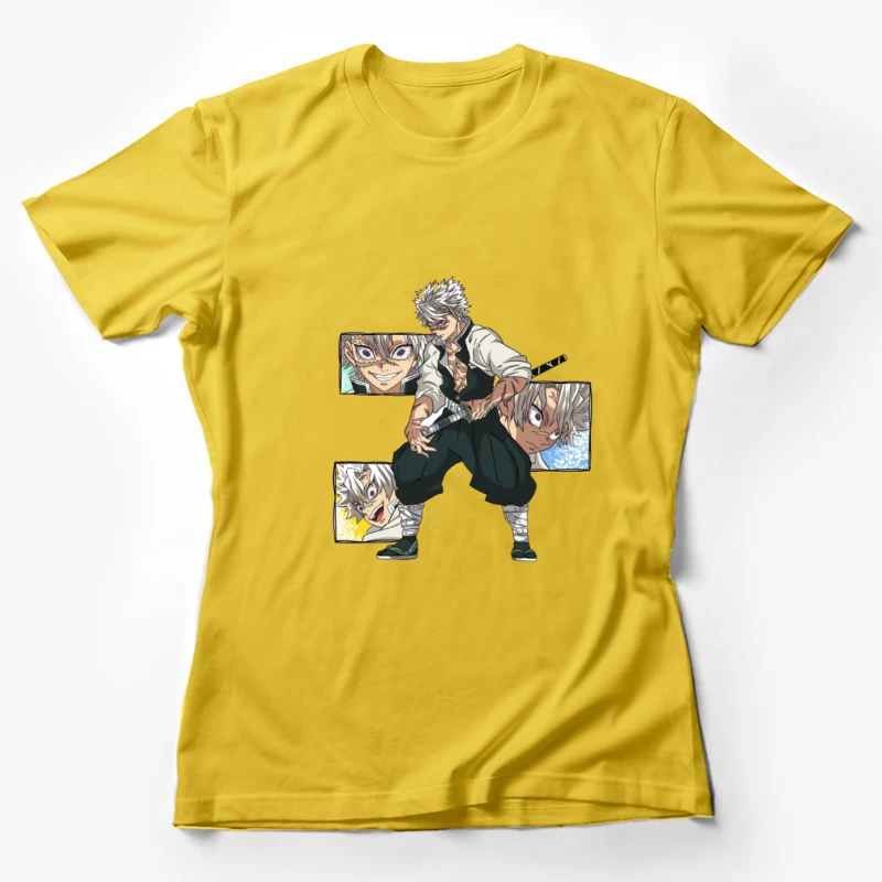 Personnage de Manga avec Épée Femme T-Shirt