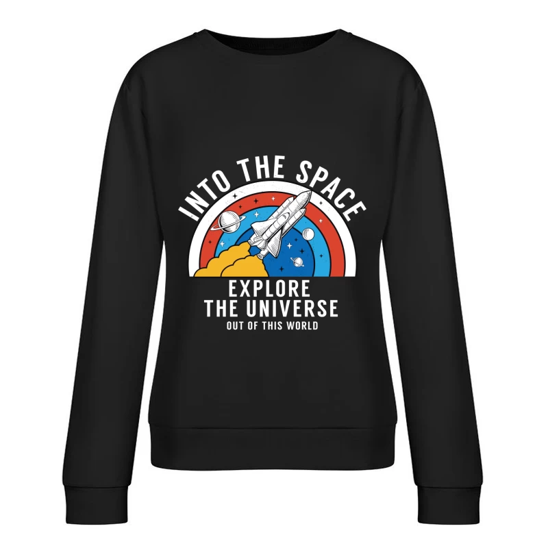 Erforsche das Universum: Ins All Damen Pullover Sweatshirt