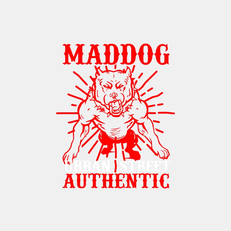 T-shirt authentique de style urbain avec motif de chien Homme Débardeur
