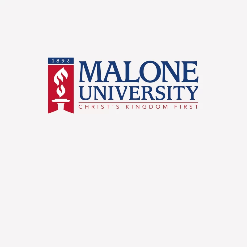 Malone University Official Logo - Christian Higher Education Since 1892 Male T-Shirt