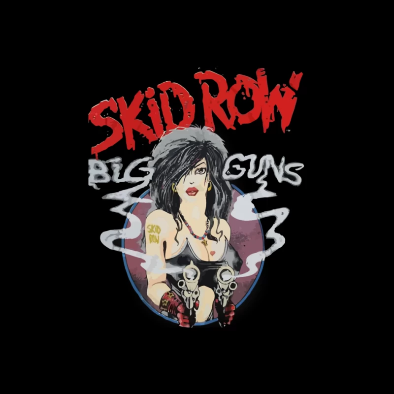 Skid Row Big Guns Vintage Rock Band Artwork Pin