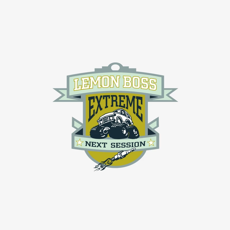 Session Extrême Lemon Boss Homme Sweat-shirt à enfiler