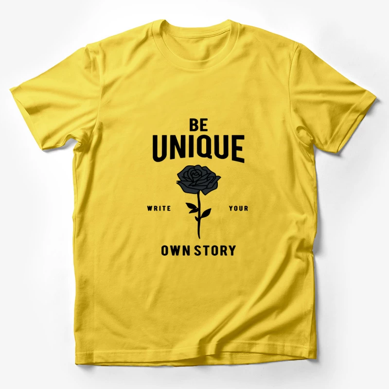 Be Unique - Write Your Own Story Male T-Shirt