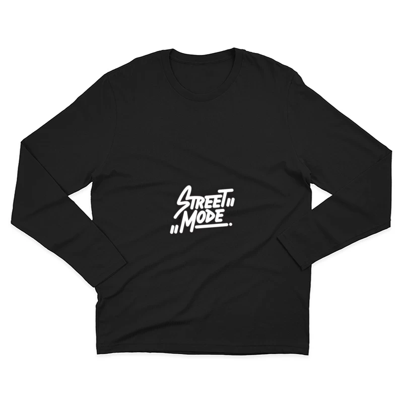 Street Mode Graffiti-Schriftzug Herren Langarm T-Shirt