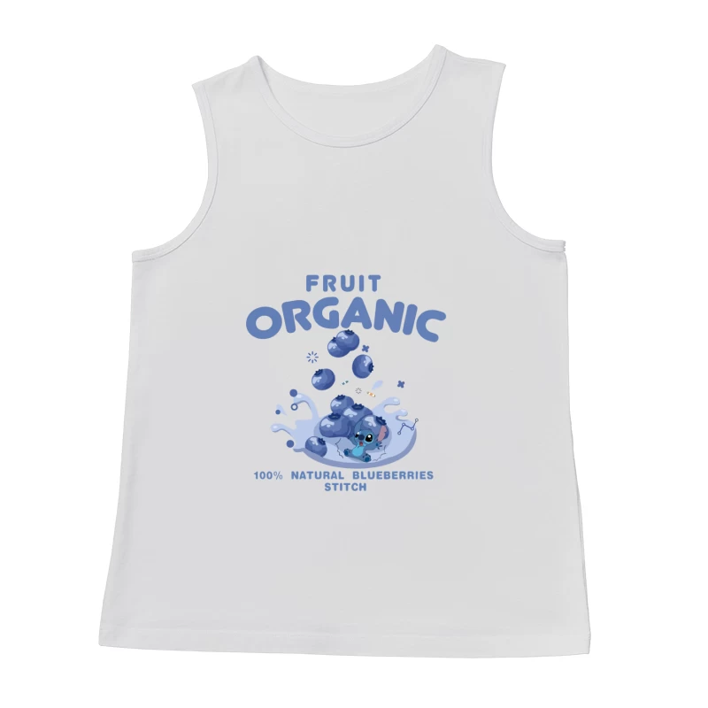 Organische Blaubeeren mit Stitch Herren Tanktops