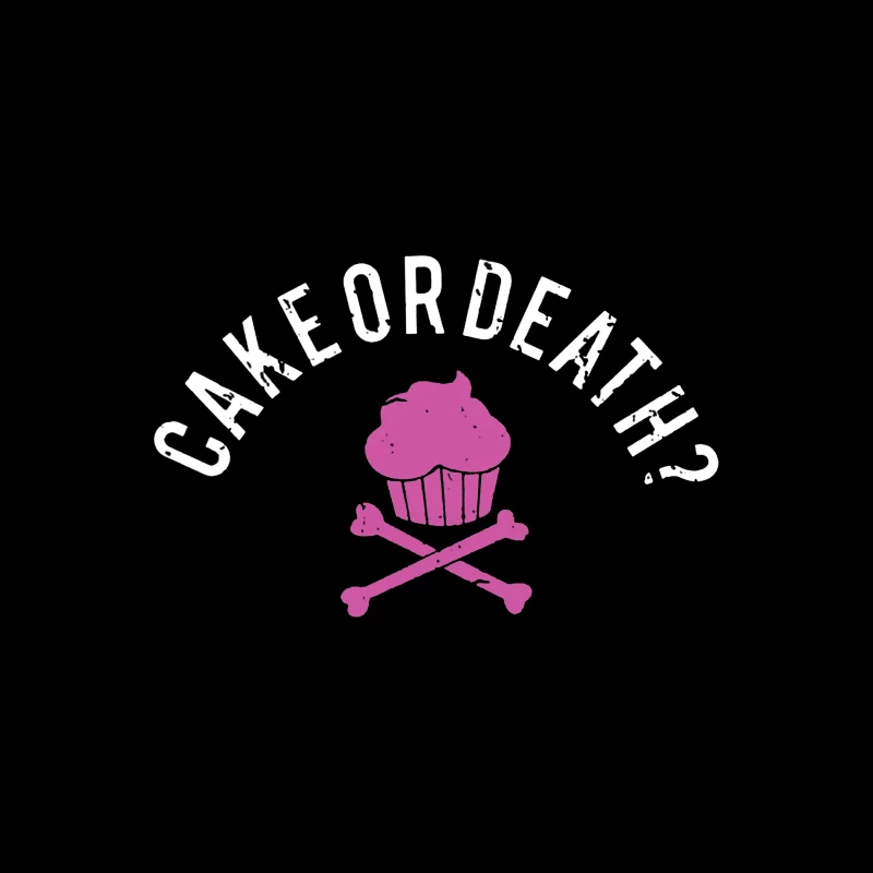 Cake or Death Theme Travel Mug