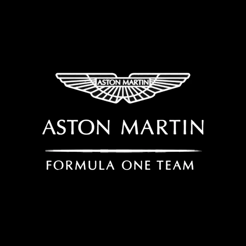 Aston Martin Formula One Team Racing Logo Tapestry