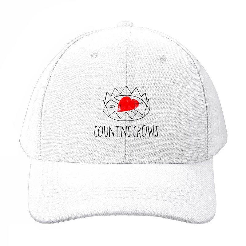 Counting Crows White Love Trap Baseball Cap