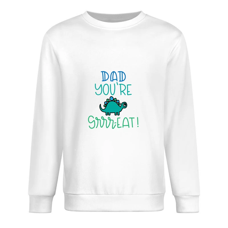 Carte amusante pour papa avec dinosaure Homme Sweat-shirt à enfiler