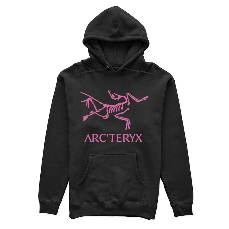 Archeopteryx Logo in Rosa Damen Pullover Hoodie