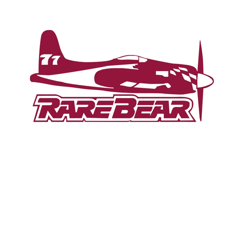 RARE BEAR Race 77 Reno Air Racer Decal Air Racing Unlimited Tapestry