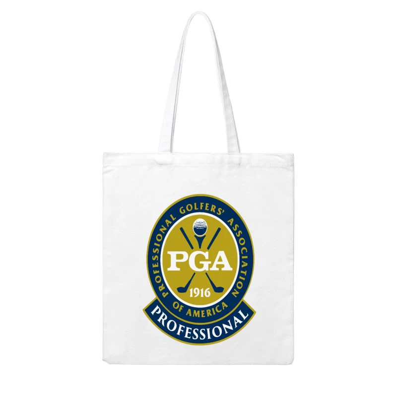 Professional Golfers' Association of America (PGA) Official Logo Cotton Tote Bag