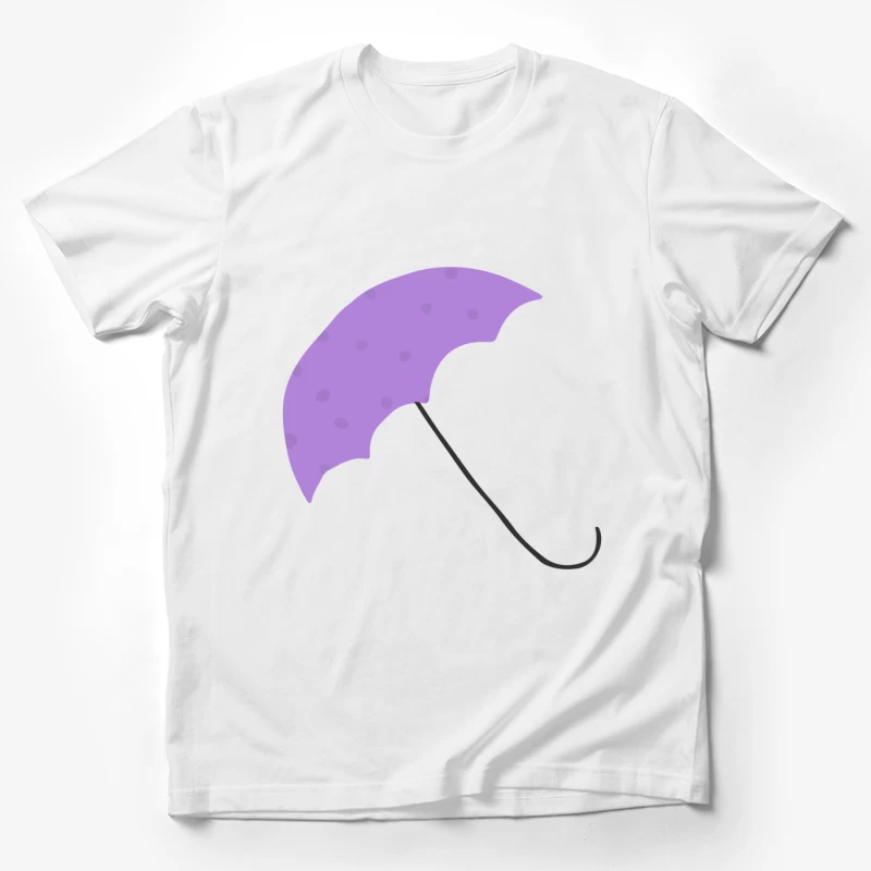 Ombrelle violette avec motifs Homme T-Shirt