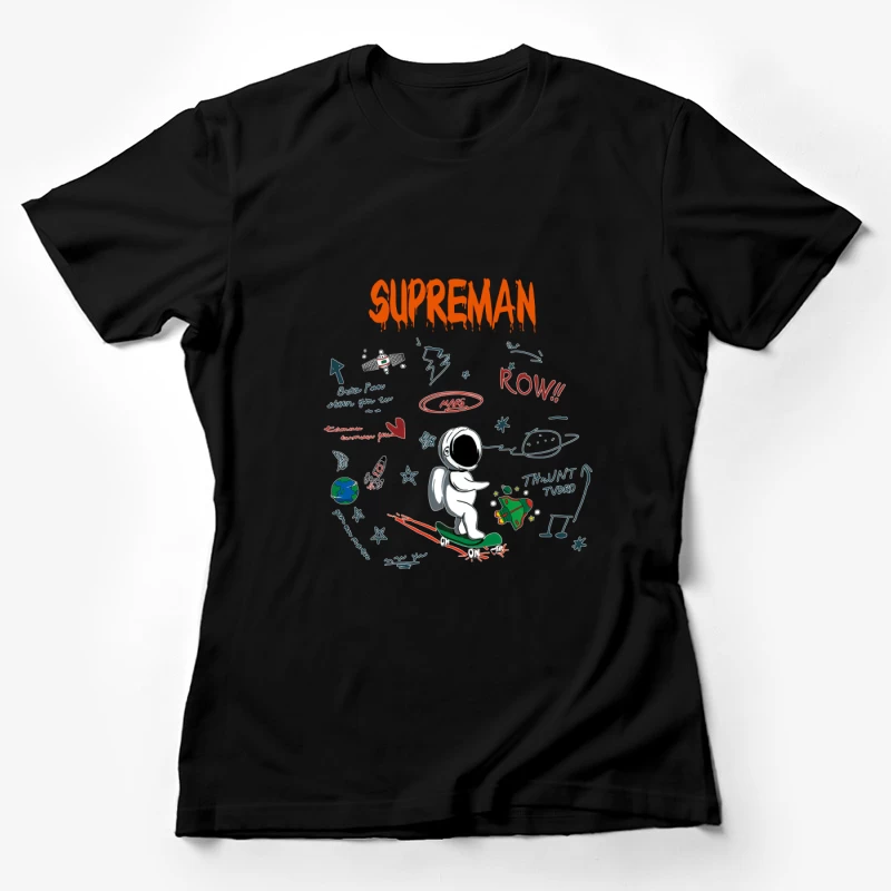 Weltraumabenteuer mit Astronaut Damen T-Shirt