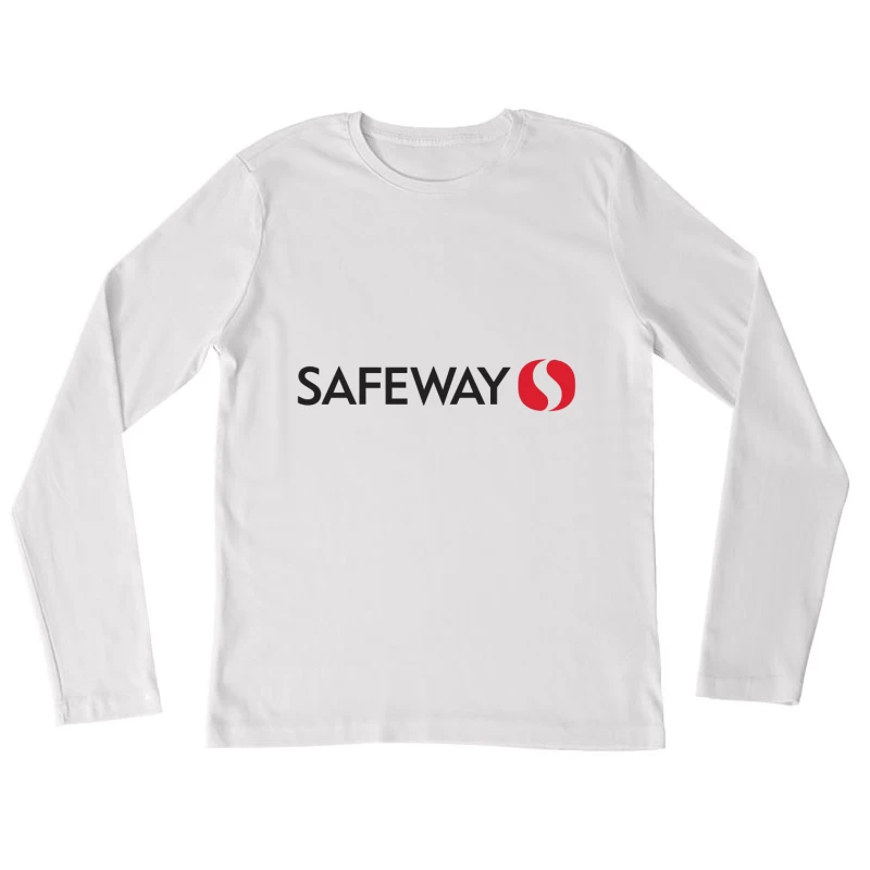 Safeway Supermarket Retail Logo Female Long Sleeve T-Shirt