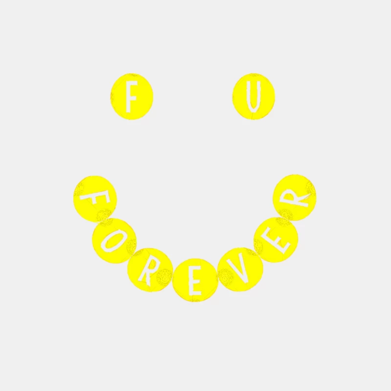 FU FOREVER Smiley Face Logo Male Tank Top