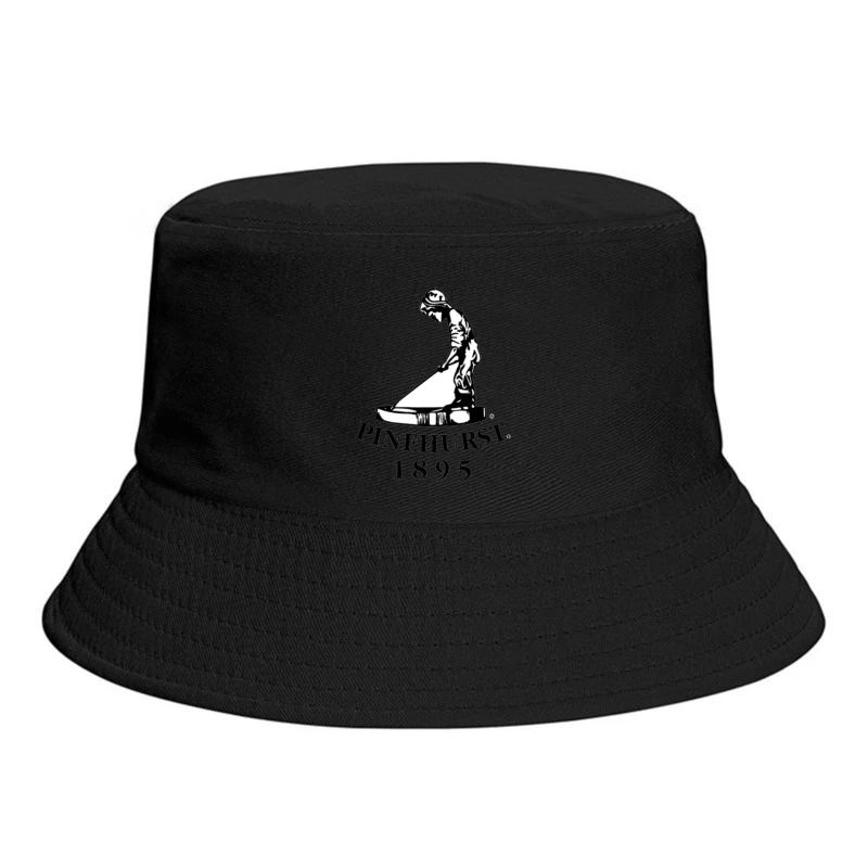 Pinehurst Golf Resort Historic Logo Since 1895 Bucket Hat