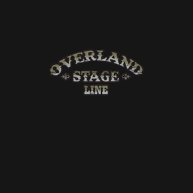 Overland Stage Line, weather board distressed Desk Mat