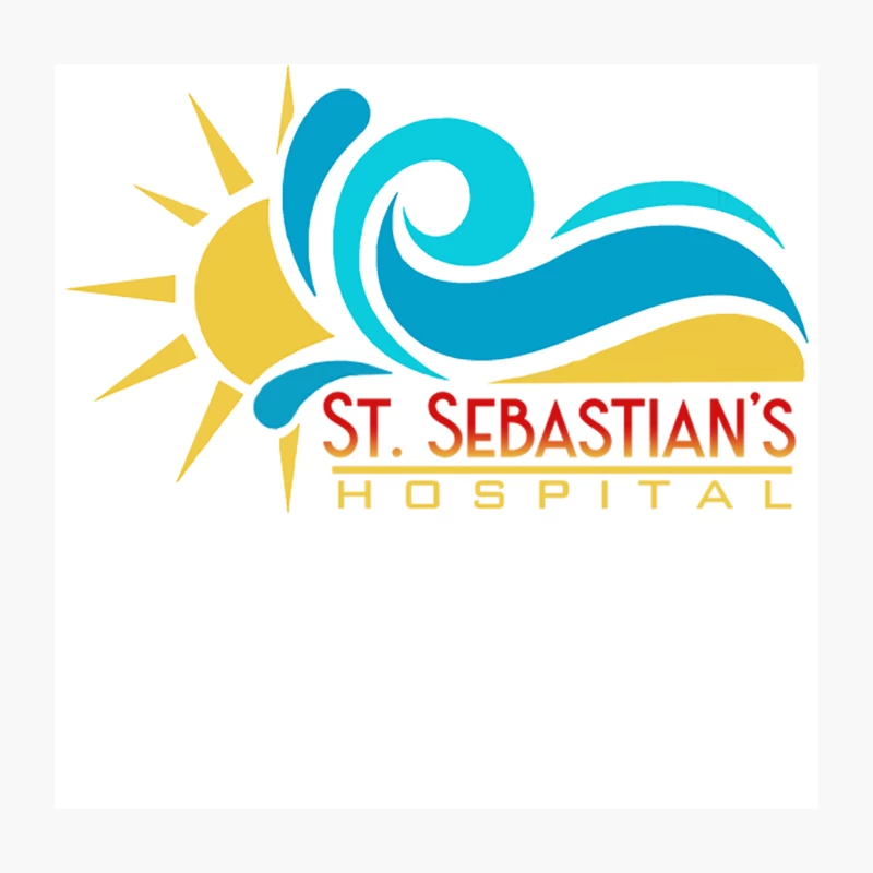 St Sebastian_s Hospital from House MD Throw Pillow
